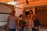 A leningrádi ostrom 90 éves túlélőjét köszöntötték születésnapján Szolnokon
